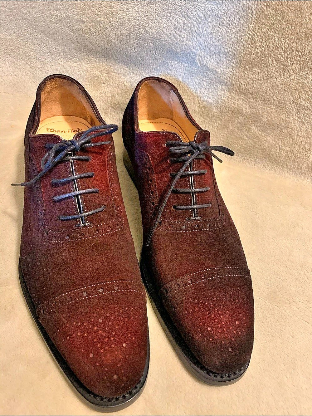 Ethan Fink Dress Shoe by Adrian Chase Customs Size Approx. 9.5